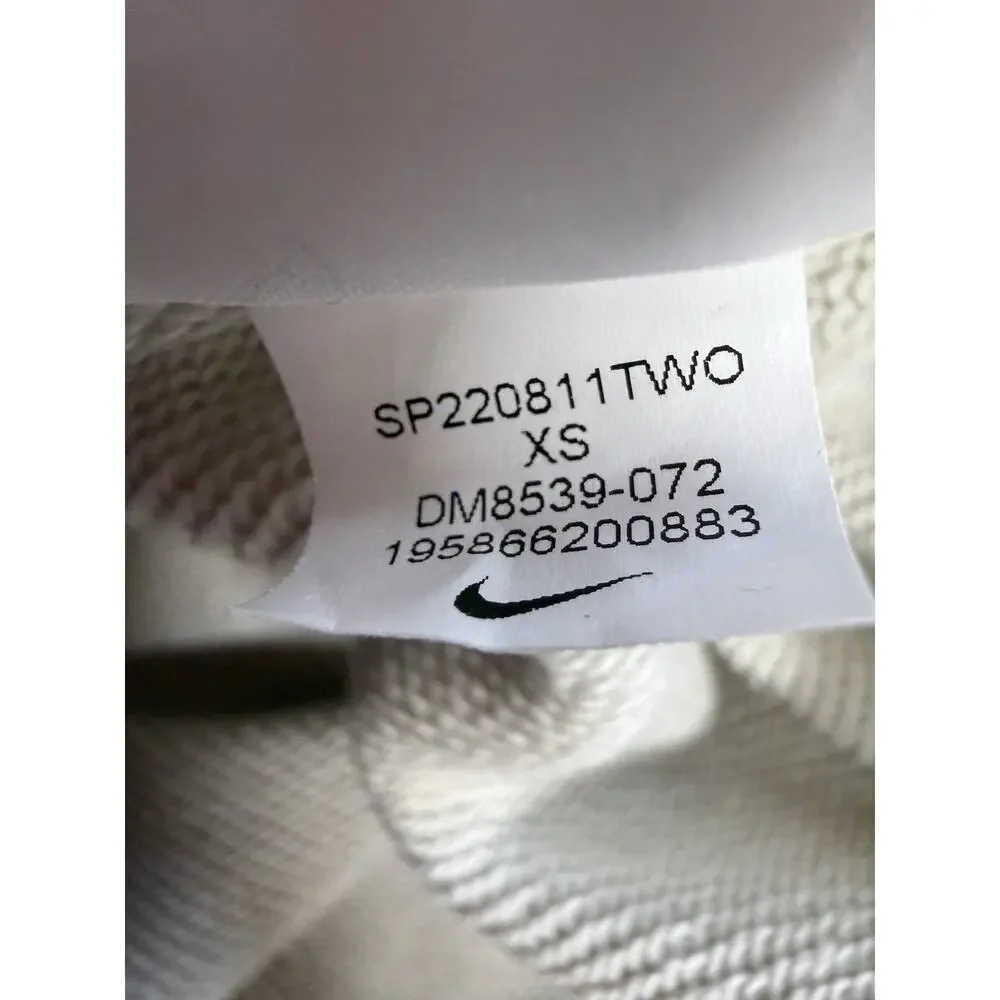 NWT Nike Fly easy Youth Uni Sweatshirt XS MSRP $70 Sand/orange/teal W Pocket G1